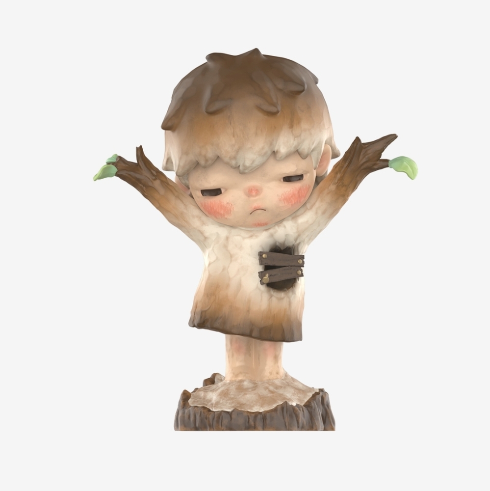 Pop Mart HIRONO Reshaped Series WOODCARVING
